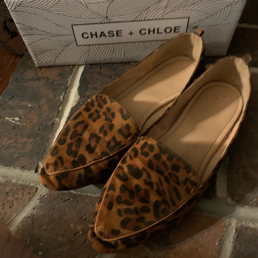 Leopard Suede Loafers